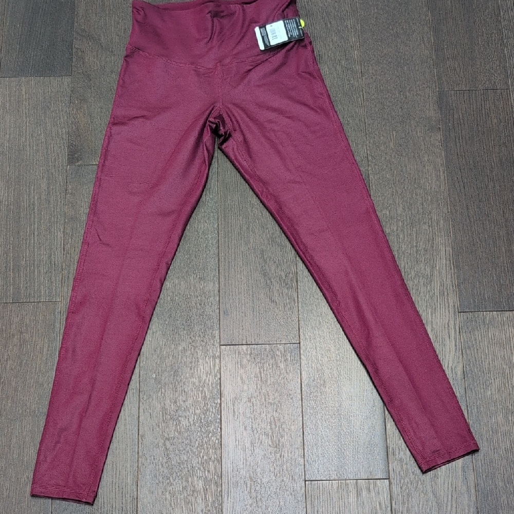 Champion Women's Burgundy Leggings New With Tag